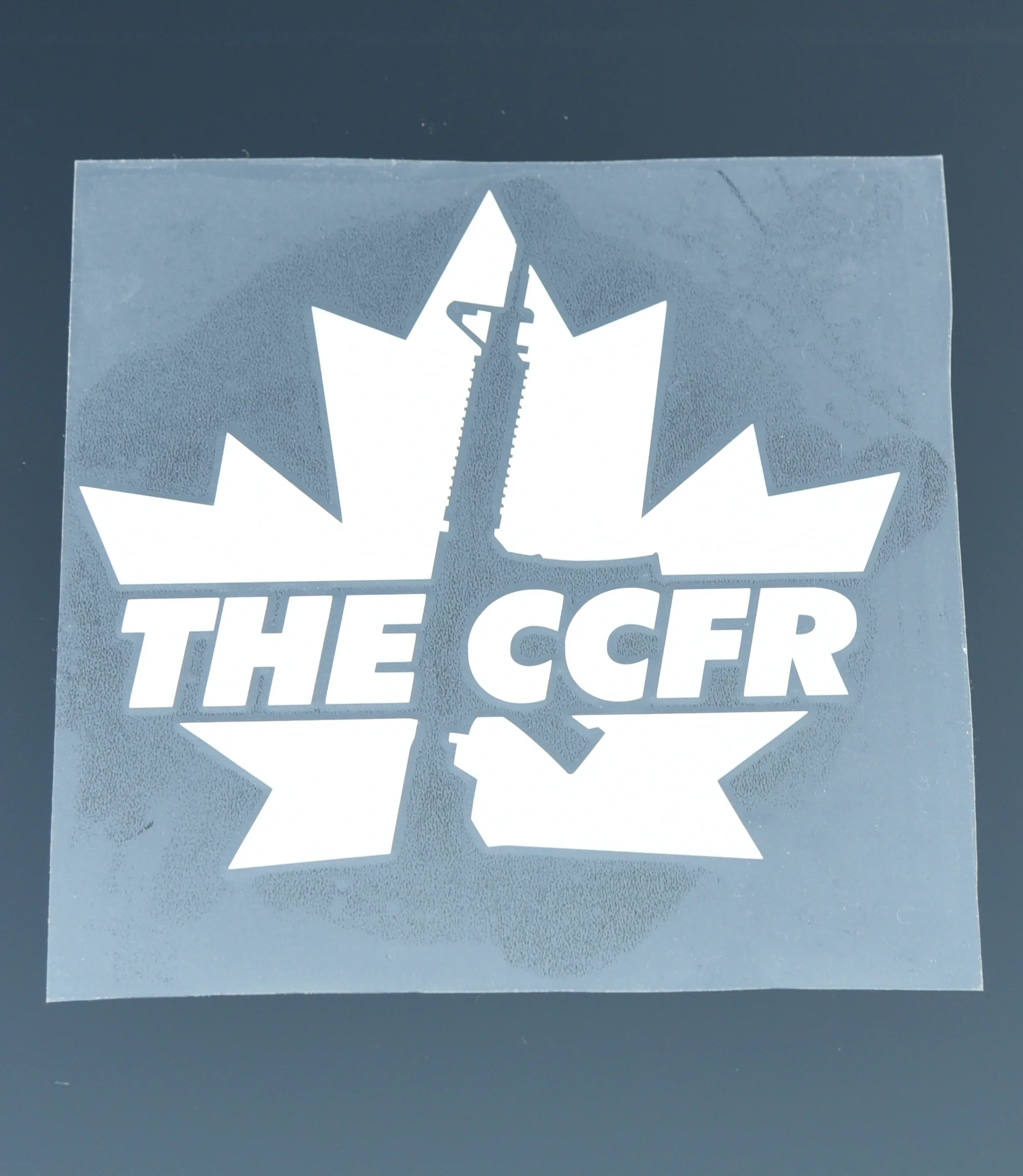 Bold CCFR Logo Transfer Sticker - Image 10