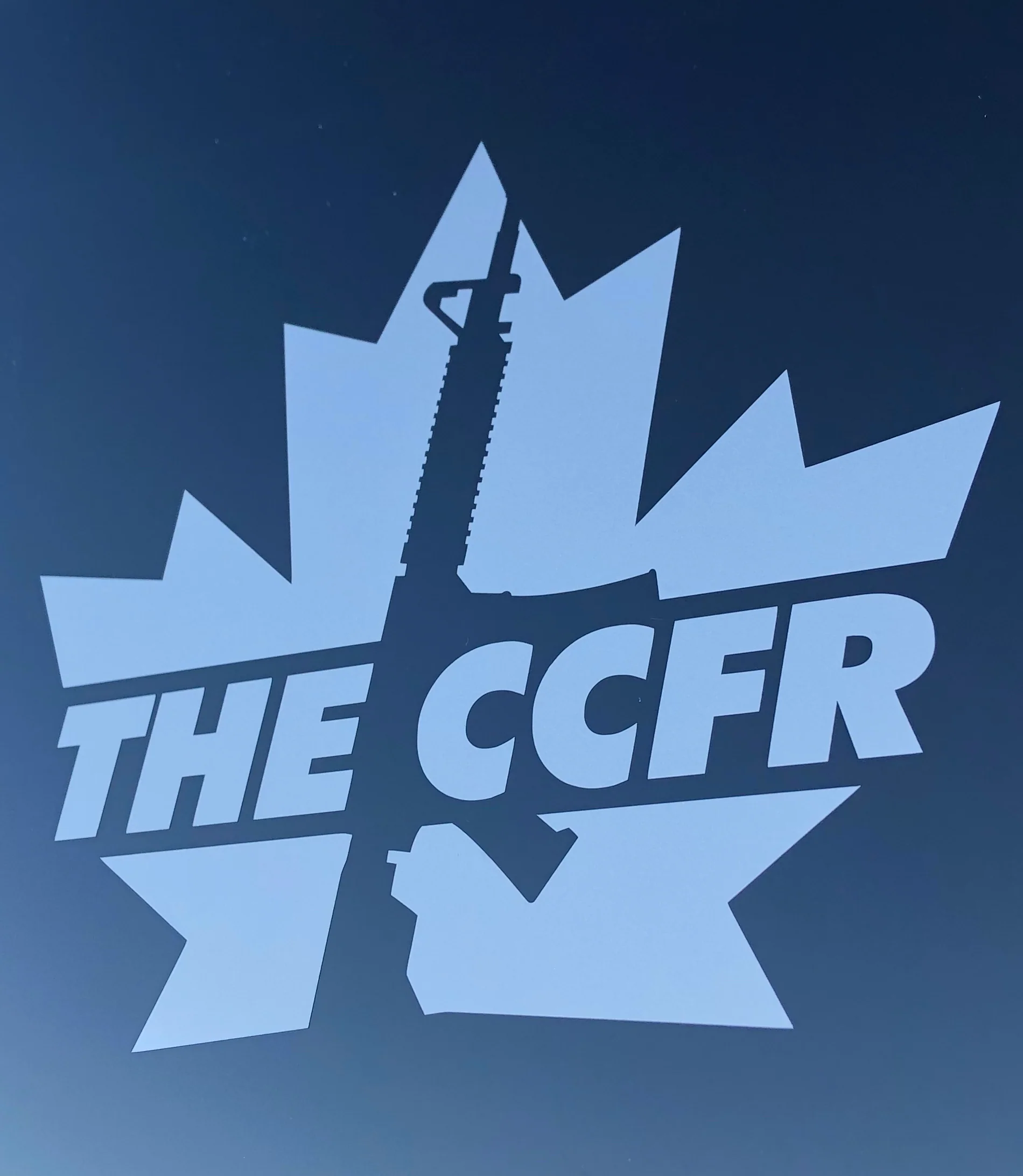 Bold CCFR Logo Transfer Sticker - Image 15