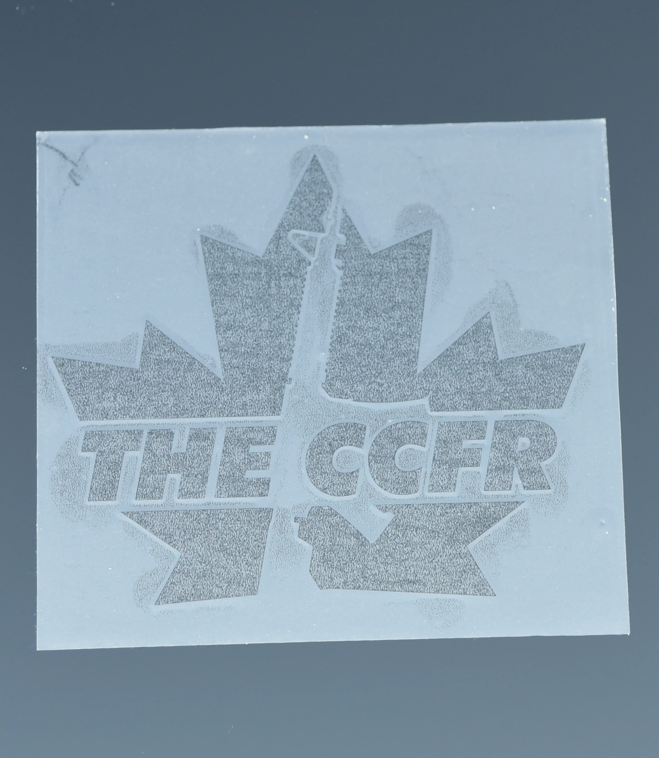 Bold CCFR Logo Transfer Sticker - Image 7
