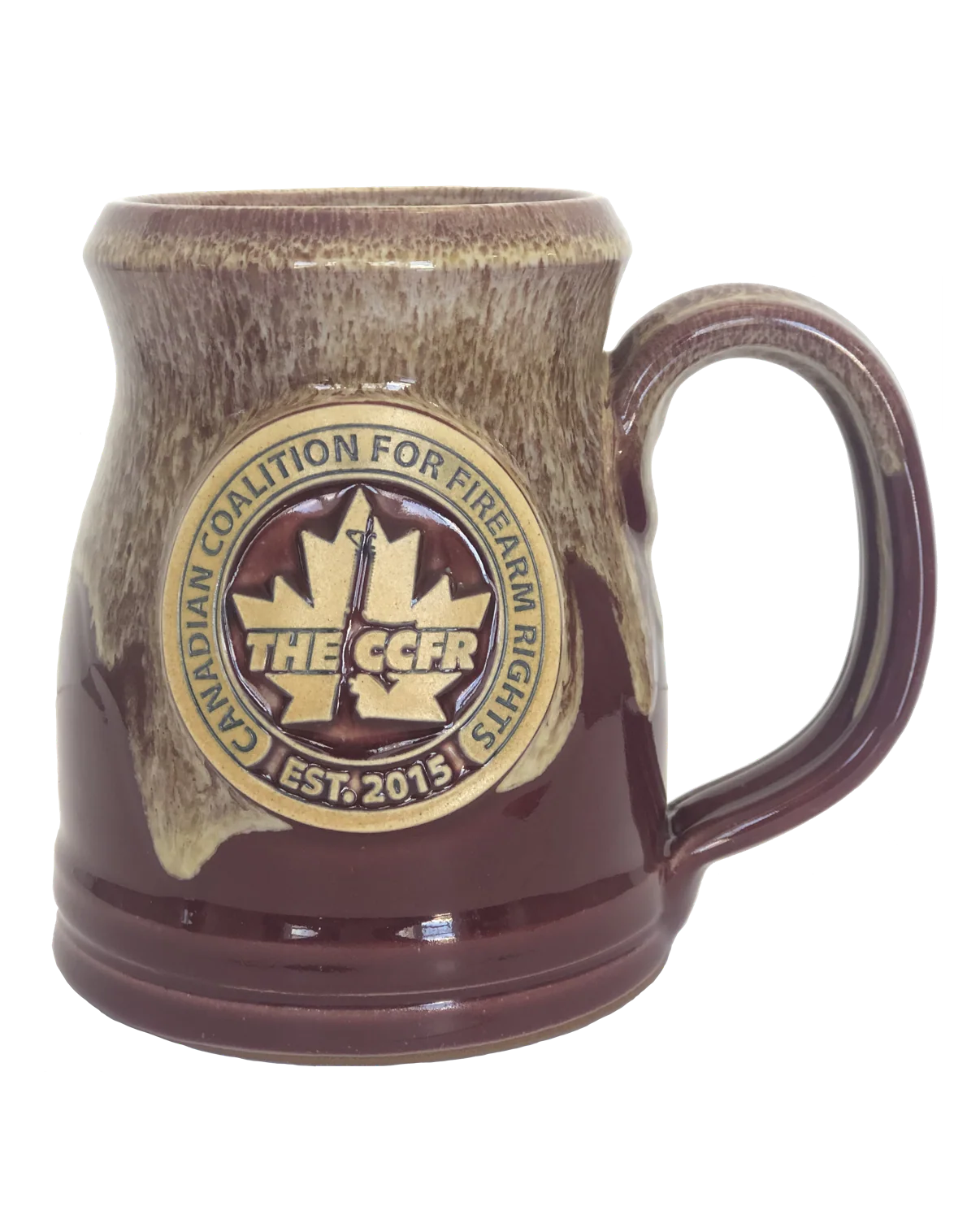 CCFR Burgundy Custom Tankard