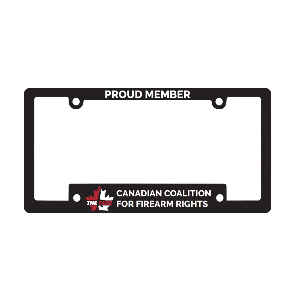 CCFR License Plate Frame - Image 2
