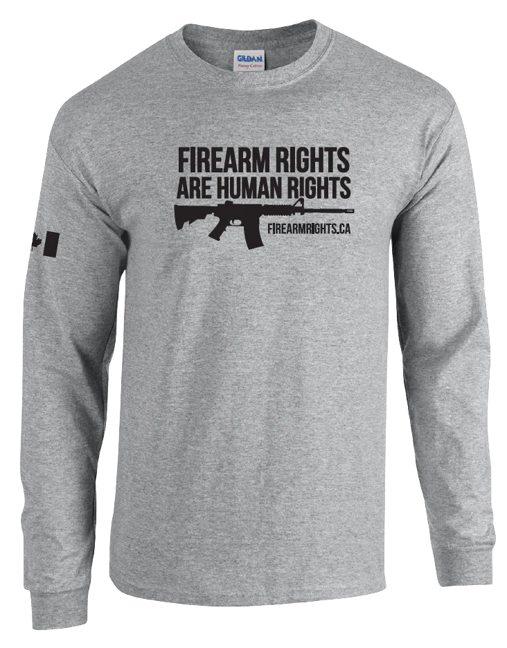 Grey Human Rights Long Sleeve