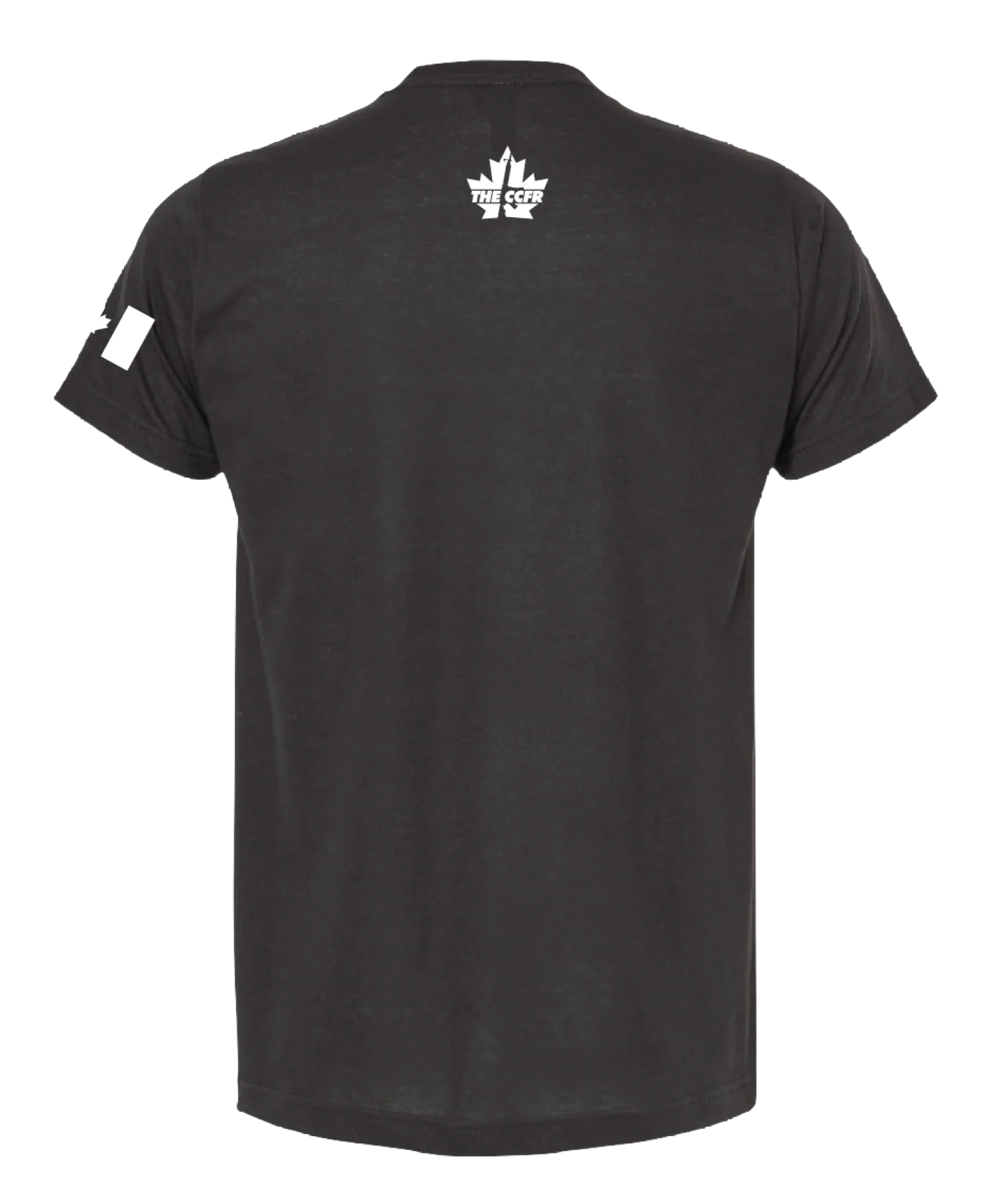 Human Rights Support T-Shirt - White on Black Handgun - Image 2