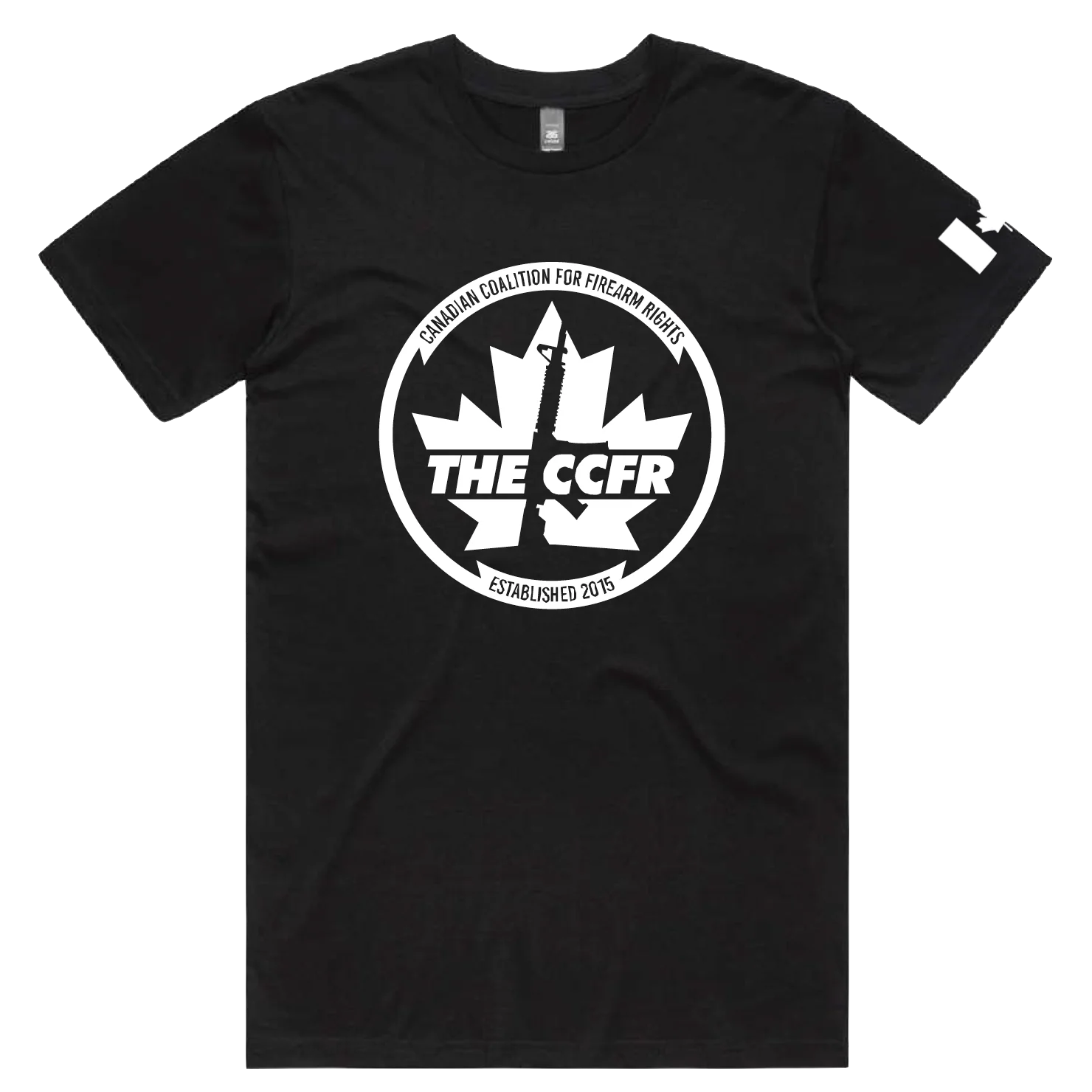 Mens Bordered Logo Tees - Image 2